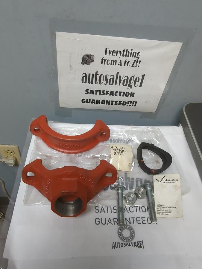 VICTAULIC,STYLE 920,4 IN X 1-1/2 IN MECHANICAL T BRANCH OUTLET NOS