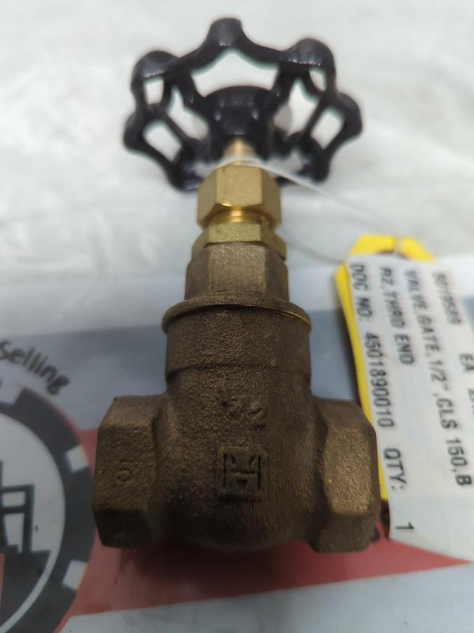 HAMMOND,IB646-1/2,GATE VALVE 1/2 INCH NOS