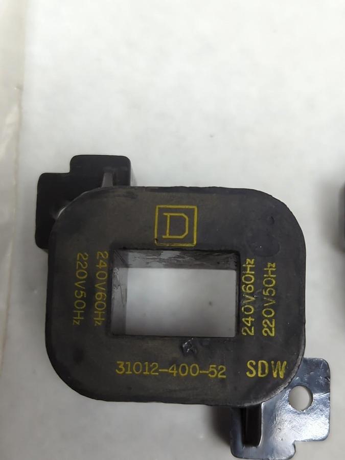 Used SQUARE D,31012-400-52,COIL 240V 60HZ 220V 50HZ LOT OF 2 PRE-OWNED