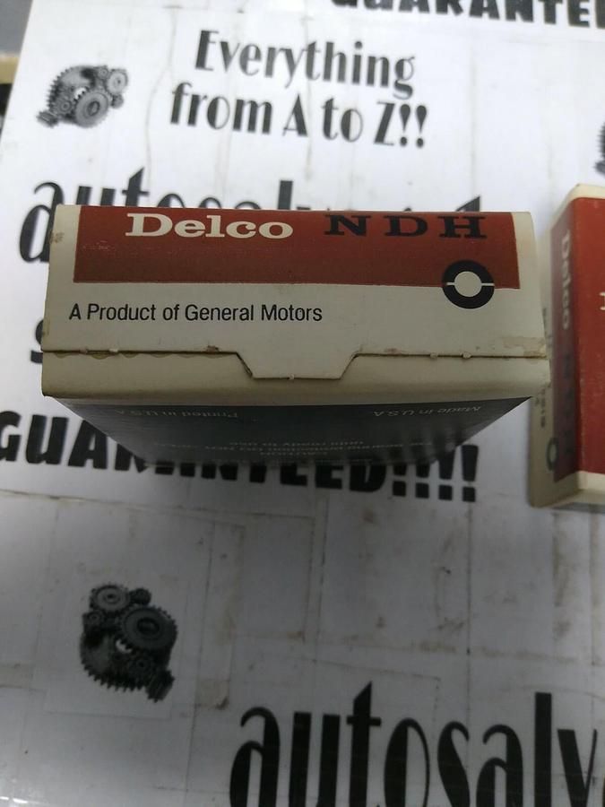 Used Delco New Departure Hyatt,25582-25519,Pair Front Wheel Bearings NOS