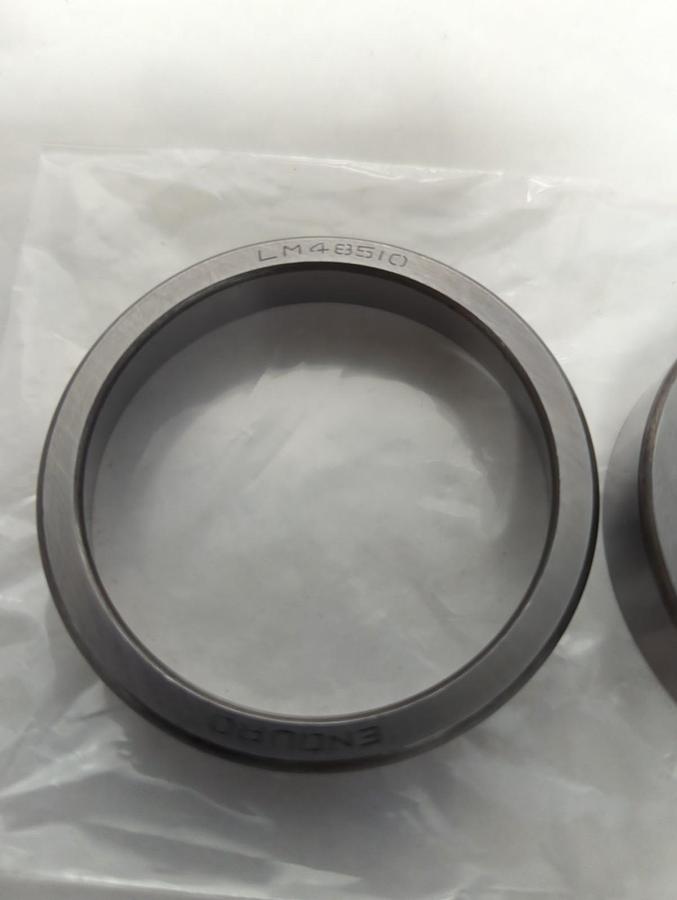 Used ENDURO,LM48510,ROLLER BEARING CUP LOT OF 2 PRE-OWNED