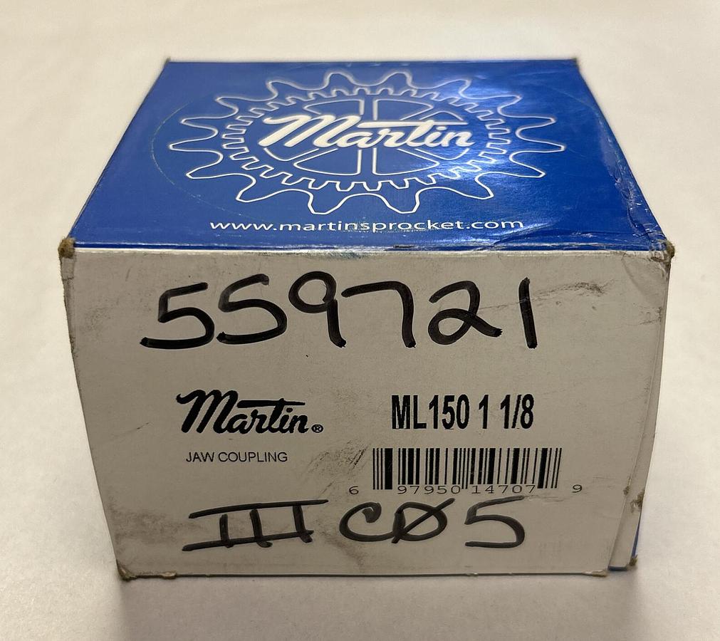 Used MARTIN,ML150 1 1/8,JAW COUPLING NEW