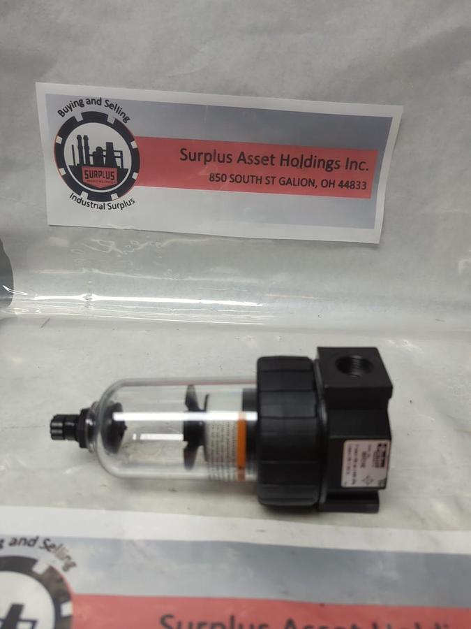 Used PARKER,06F21AC,PNEUMATIC FILTER 150PSI PRE-OWNED