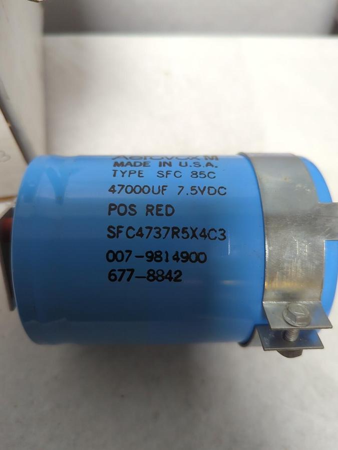 AEROVOX M,SFC-85C,CAPACITOR 47000UF 7.5VDC NOS