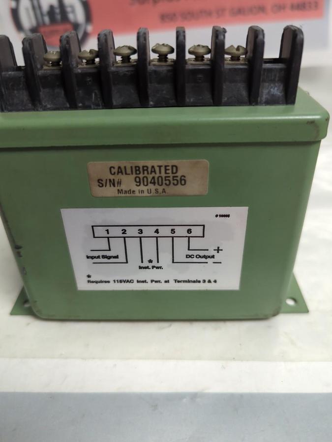 Used OHIO SEMITRONICS,VT7-01D,VOLTAGE TRANSDUCER IN 0-200Vdc OUT 0-10Vdc PRE-OWNED