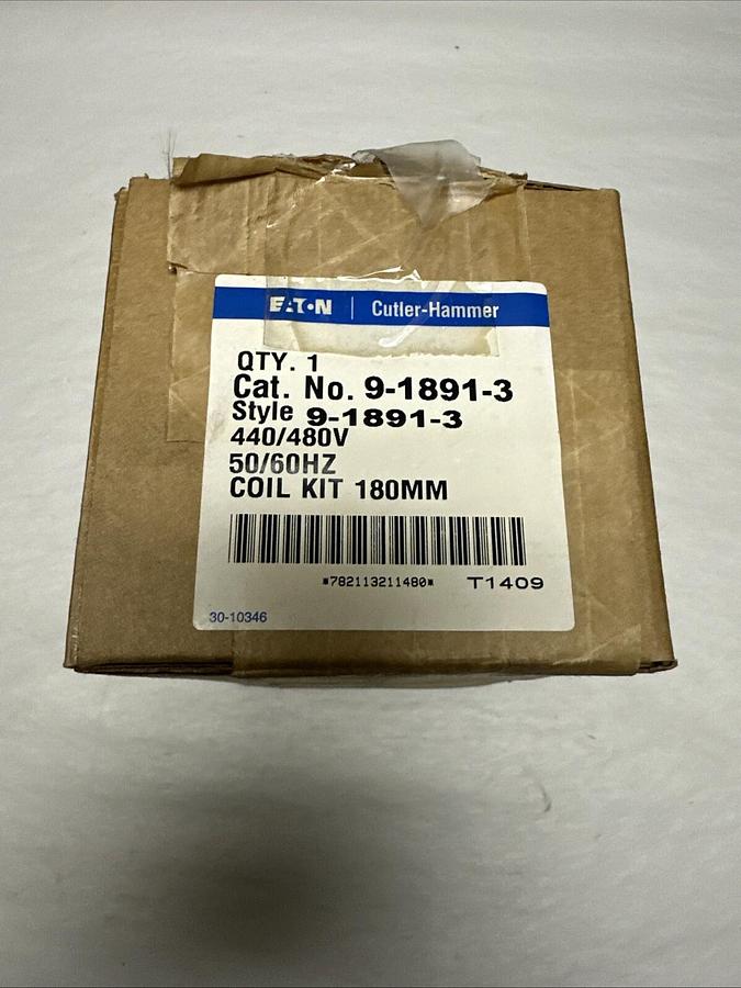 Used Eaton Cutler-Hammer,9-1891-3,Coil Kit 180MM 440/480V 50/60Hz