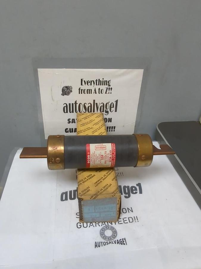 ECON,ECSR 250,TIME-DELAY FUSE 250AMP 600V NOS