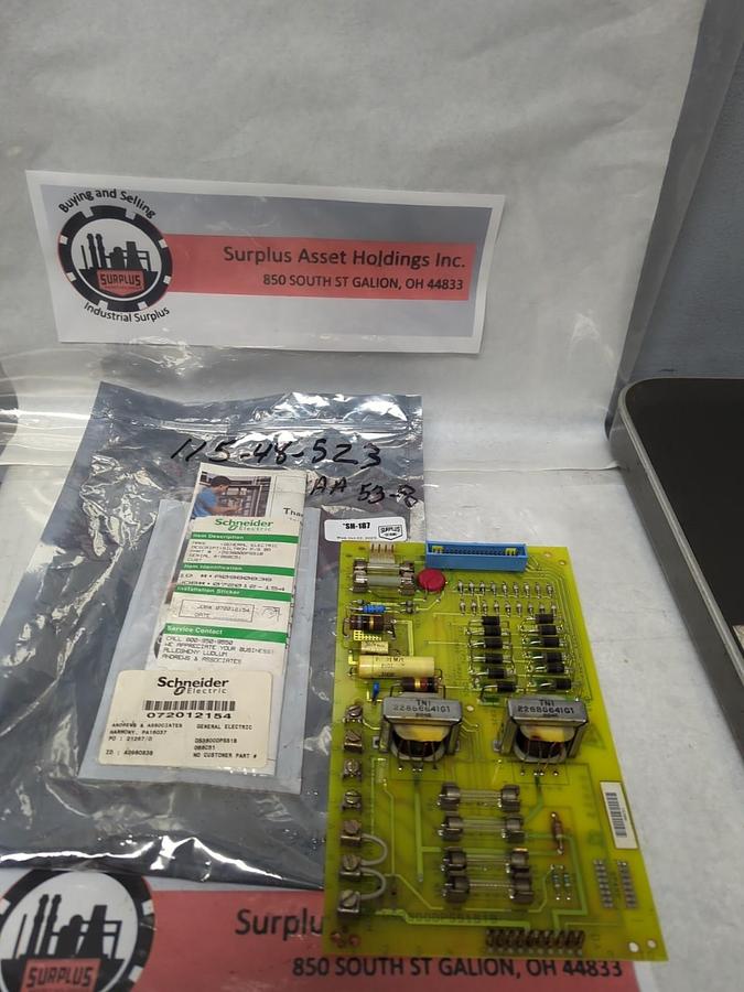 Used GE,DS3800DPSS1B,SILTRON P/S BOARD PRE-OWNED