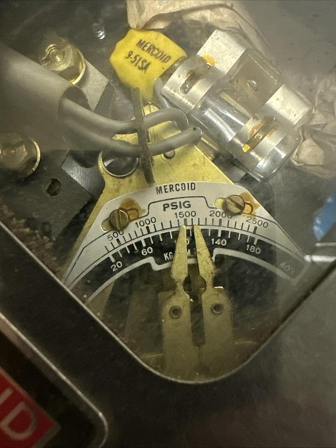 Mercoid Control,DA 23-3, Pressure Control