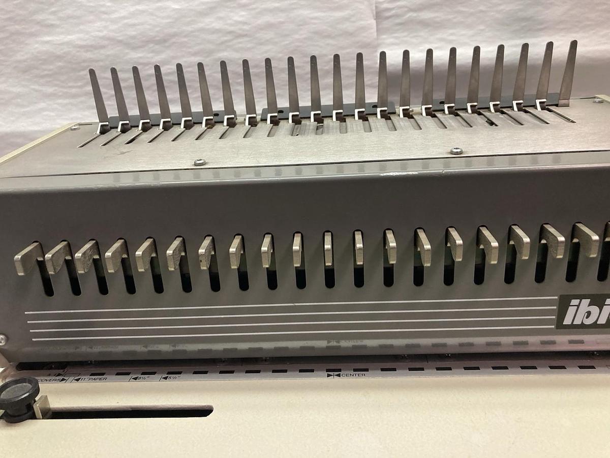 Used Ibico,Model Kombo,Manual Comb Binding Machine Book Binder Heavy Duty