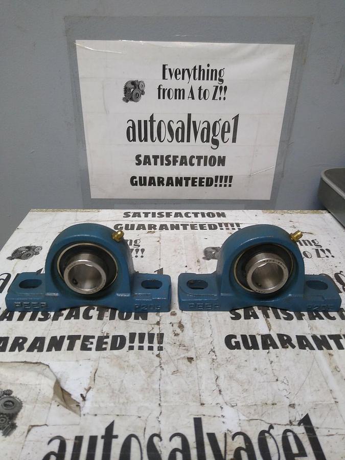 PEER,P205,PILLOW BLOCK BEARING UNIT NO BOX LOT OF 2 NOS