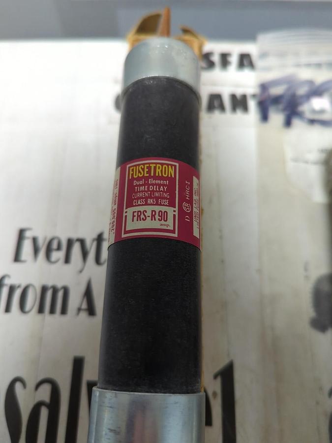 COOPER BUSSMANN,FRS-R-90,FUSETRON FUSES LOT OF 2 NOS