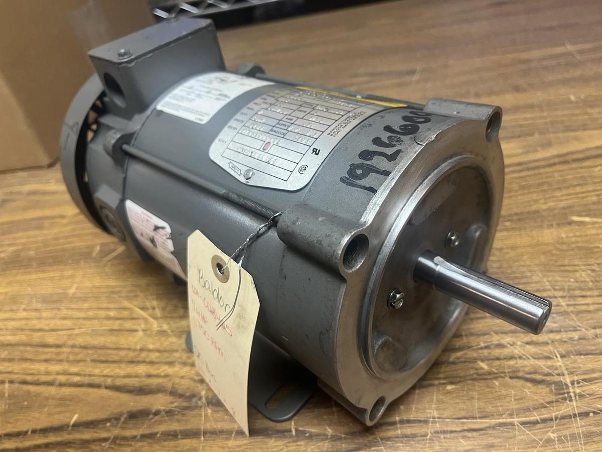 Used BALDOR,CD3425,DC MOTOR 1/4HP 1750RPM 56C 90VDC