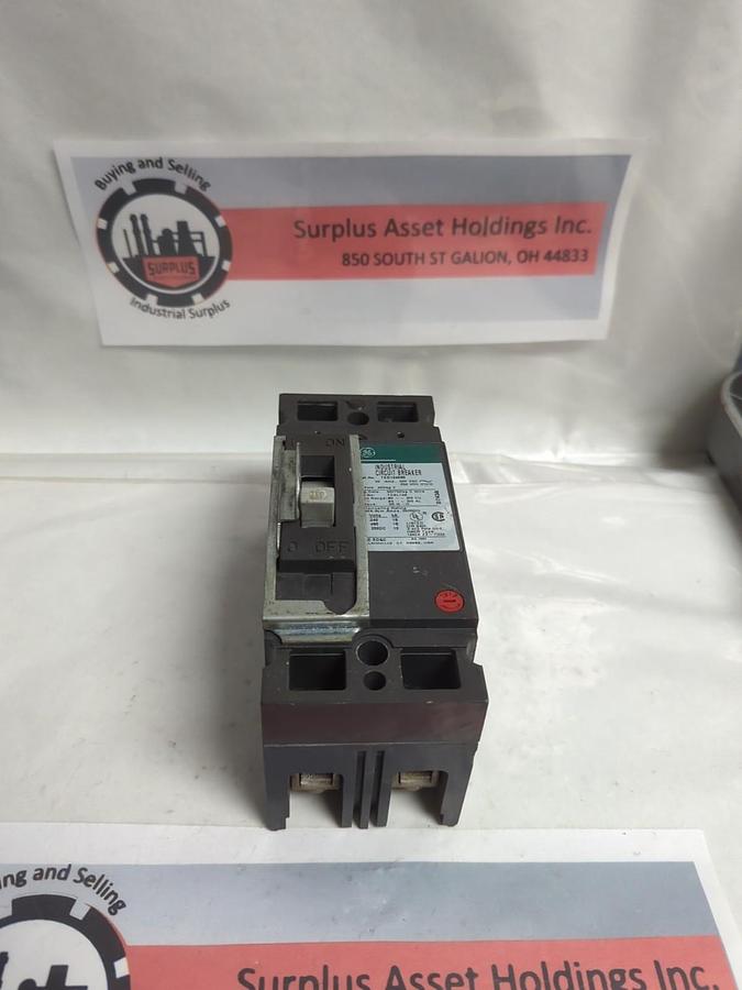 Used GE,TED124080,CIRCUIT BREAKER 2-POLE 80 AMP PRE-OWNED