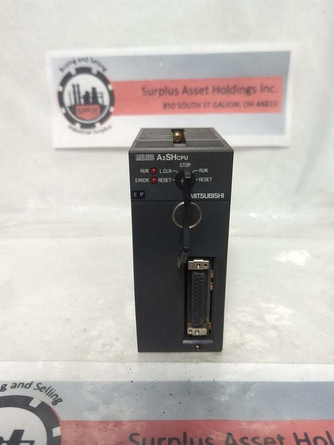 Used MITSUBISHI,A2SHCPU,CPU UNIT MODULE PRE-OWNED
