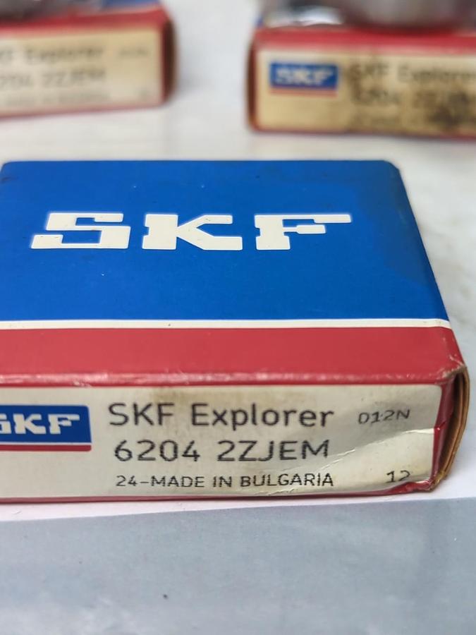 SKF,6204-2ZJEM,DEEP GROOVE BAL BEARING LOT OF 3 NOS