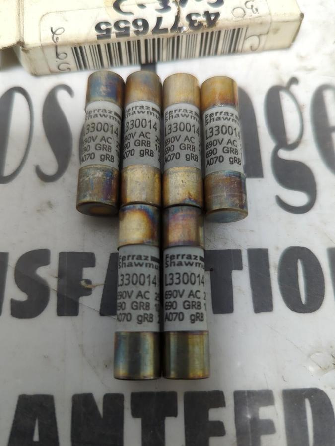FERRAZ SHAWMUT,L330014,PROTISTOR FUSES 25A BOX OF 6 NOS