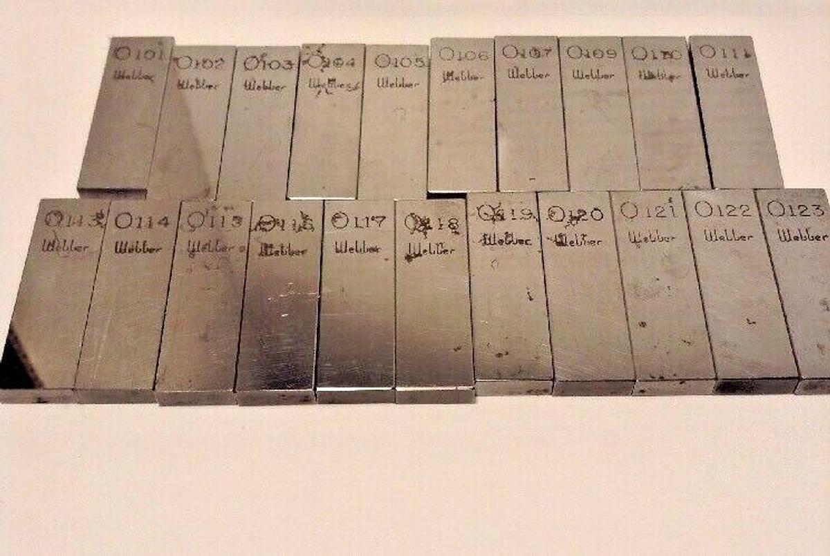 Used Starrett,NA,Gauging Blocks Set
