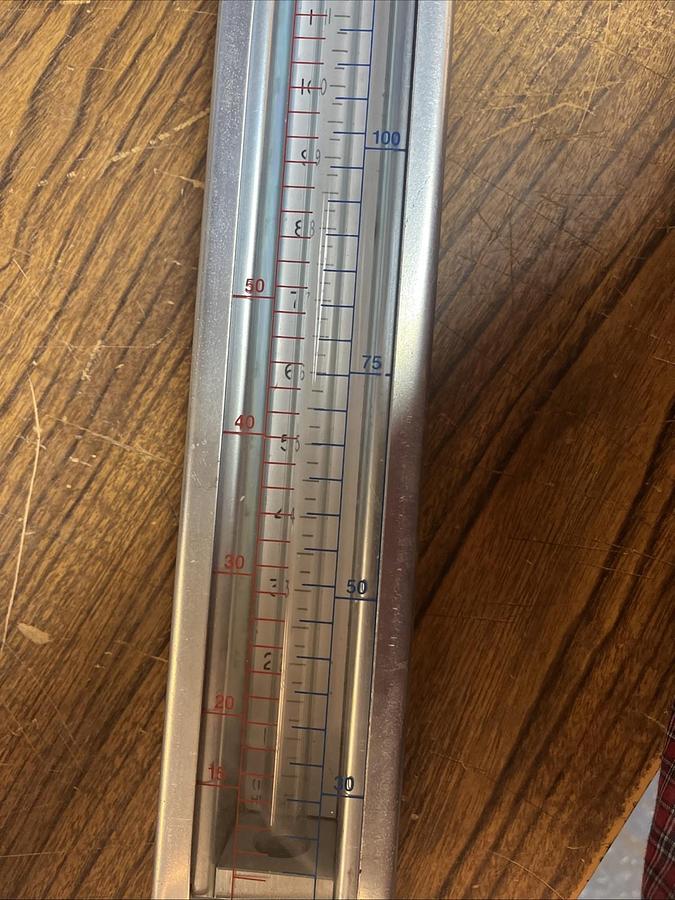 UNBRANDED,0-400 GALLON,PORTA FEED TEST GAUGE 47" 1" NPT
