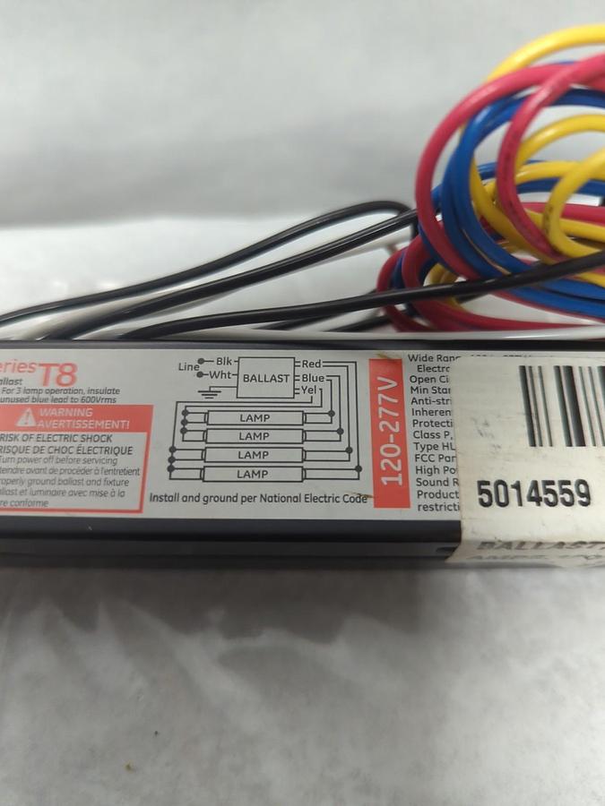 GE ULTRAMAX,GE432MAX-G-N,BALLAST 120-277V LOT OF 4 NOS