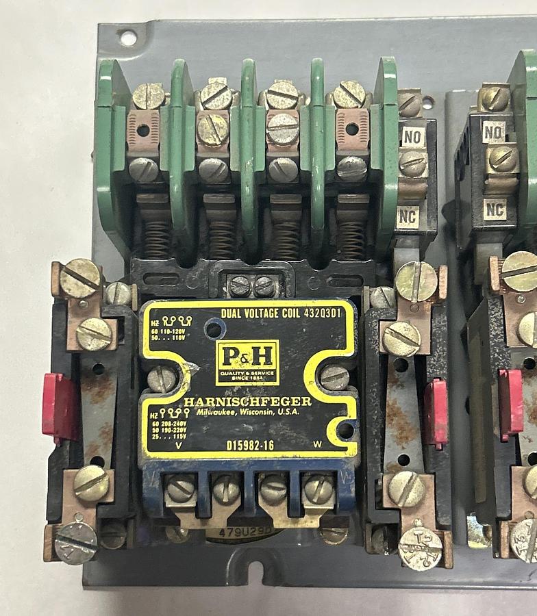 Used P&H,479U29D1,MAGNETIC CONTACTOR SIZE 1 600V
