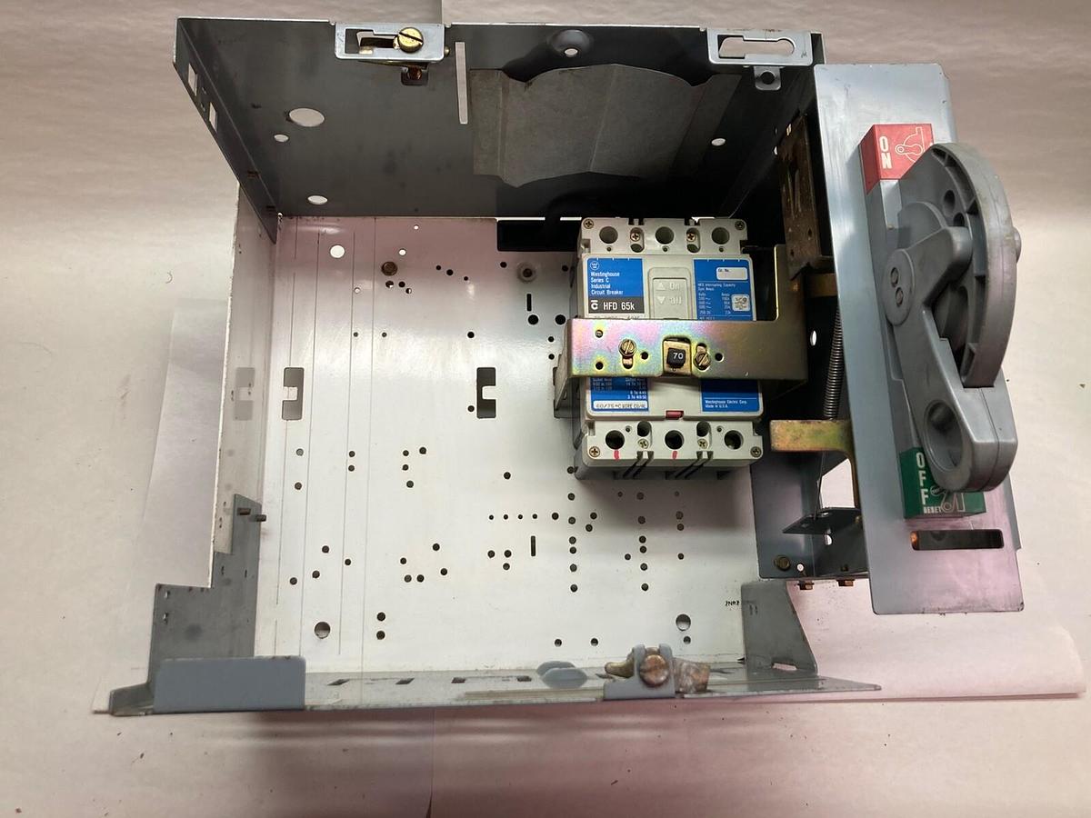 Used Allen-Bradley,2197,12 INCH Disconnect Feeder Bucket 25 KVA 70A