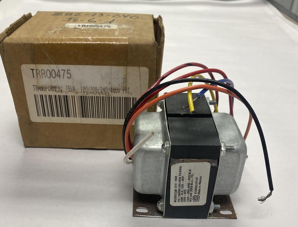 Basler,TRR00475,Transformer 75VA 120/208/240/480V NOS