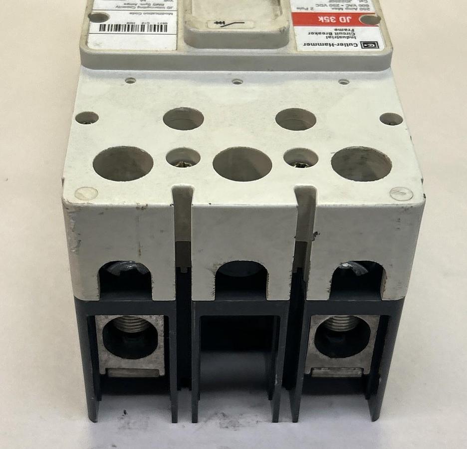 Used CUTLER-HAMMER,JD2250F,CIRCUIT BREAKER 250A 600V 2P