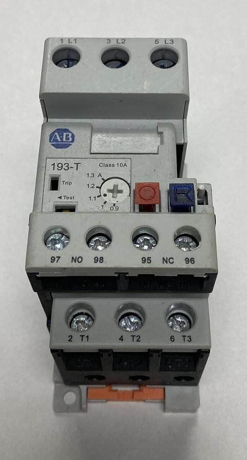 Used ALLEN BRADLEY,193-T1AB13,SER A THERMAL OVERLOAD RELAY
