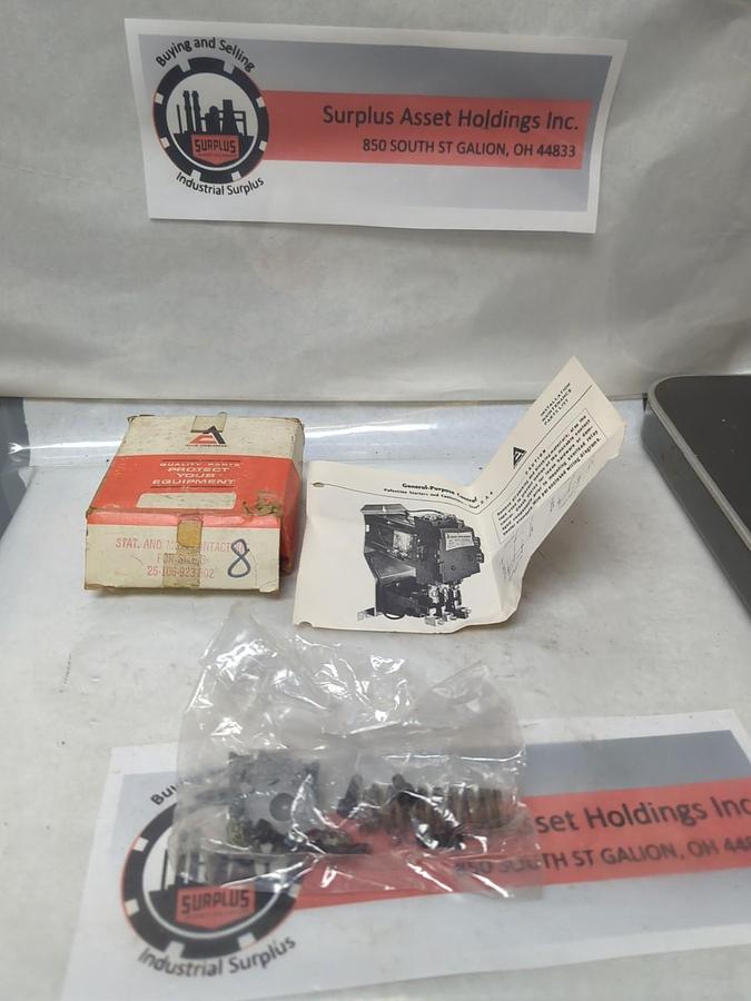 ALLIS CHALMERS,25-106-923-802,STAT. & MOVE CONTACT KIT FOR SIZE 3 NOS