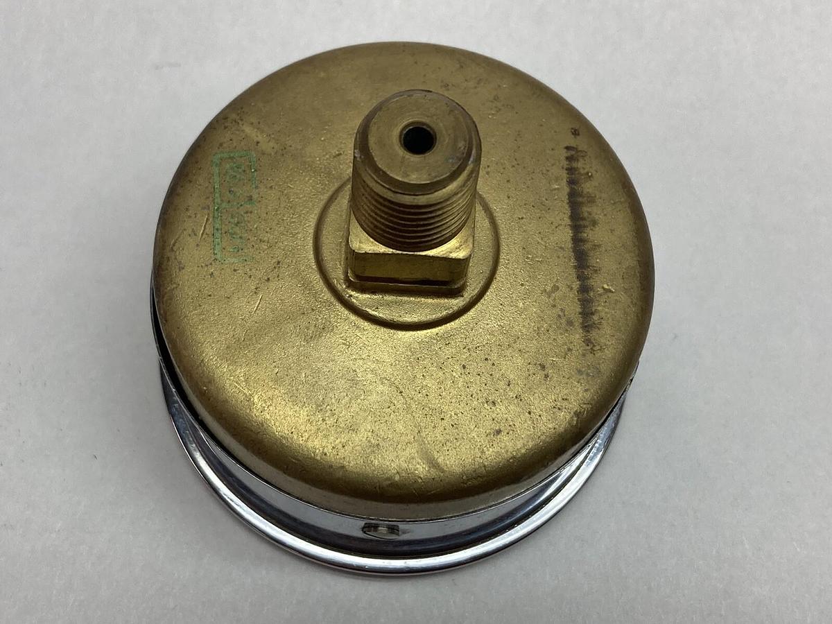 Noshok,0-600 PSI,Fluid-Filled Brass Pressure Gauge