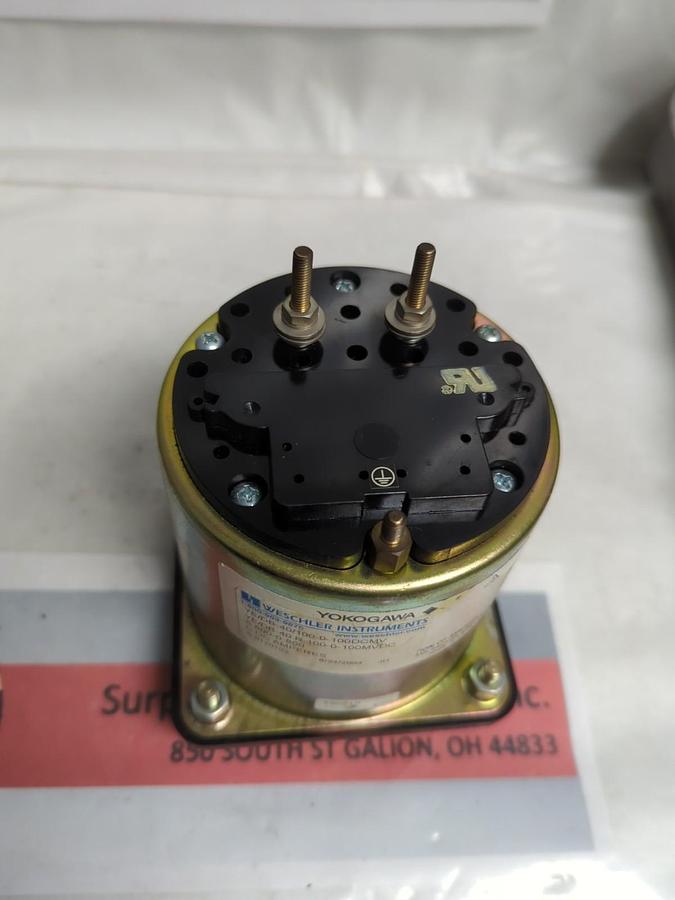 Used YOKOGAWA,YE/DB-40/100-0-100,PANEL METER 800-800 DC AMPERES PRE-OWNED