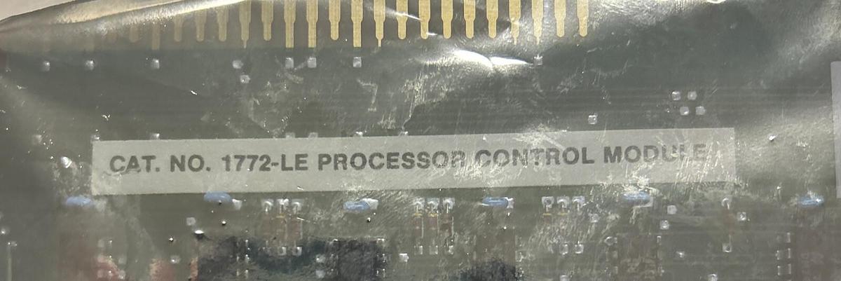 Used ALLEN BRADLEY,1772-LE,PROCESSOR CONTROL MODULE FIRMWARE REV F SER A REFURBISHED