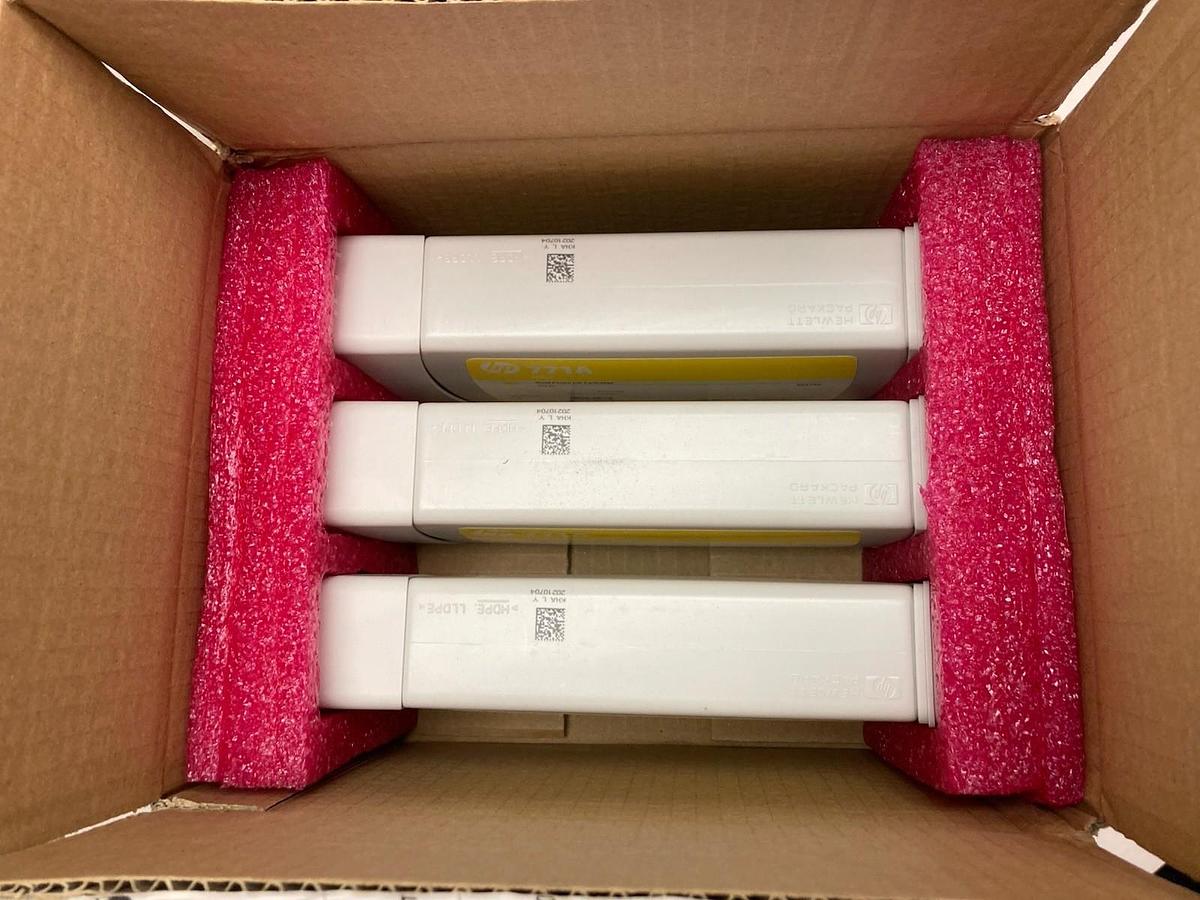 Used Hewlett Packard,B6Y42A,Magenta Ink Cartridge Tripack 775ML - REFILLED