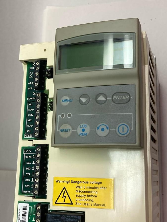 Used ABB,ACS401601115,Industrial Wall Mounted Single Drive 240V