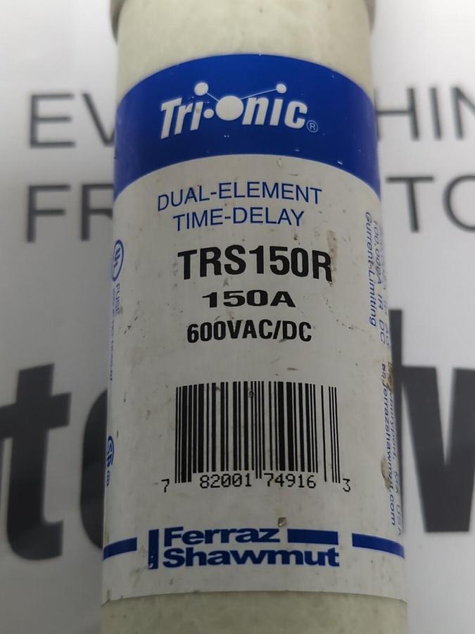 FERRAZ SHAWMUT,TRS150R,TRI-ONIC 150 AMP FUSE NOS