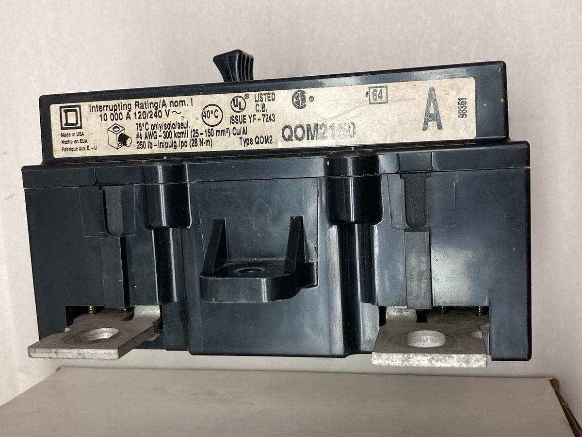 Used Square D,QOM2150VH,Main Circuit Breaker 120/240V 150A