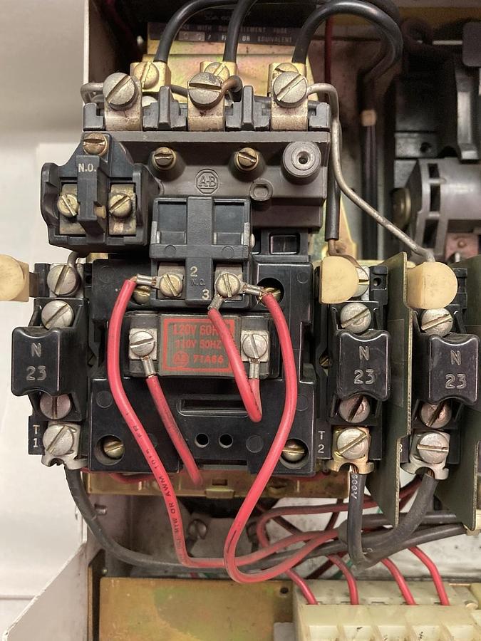 Used Allen-Bradley,2112B,12 INCH Size 1 FUSED MCC Bucket 480V 60Hz