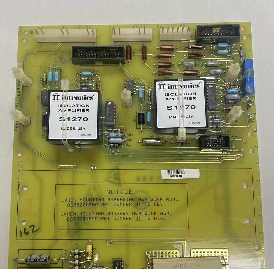 Used GENERAL ELECTRIC,DS3800NEPB1F1E,POWER EXCITATION BOARD REFURBISHED
