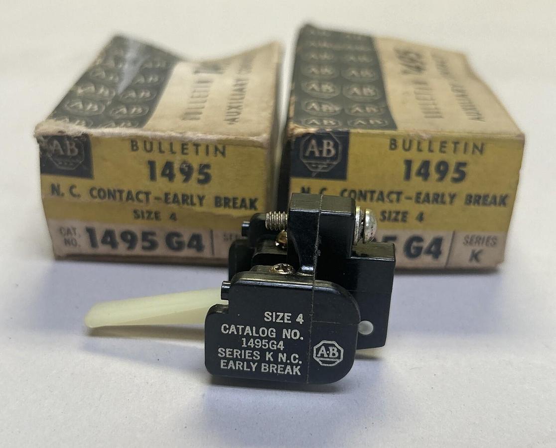 ALLEN BRADLEY,1495-G4,CONTACT LOT OF 2 NOS