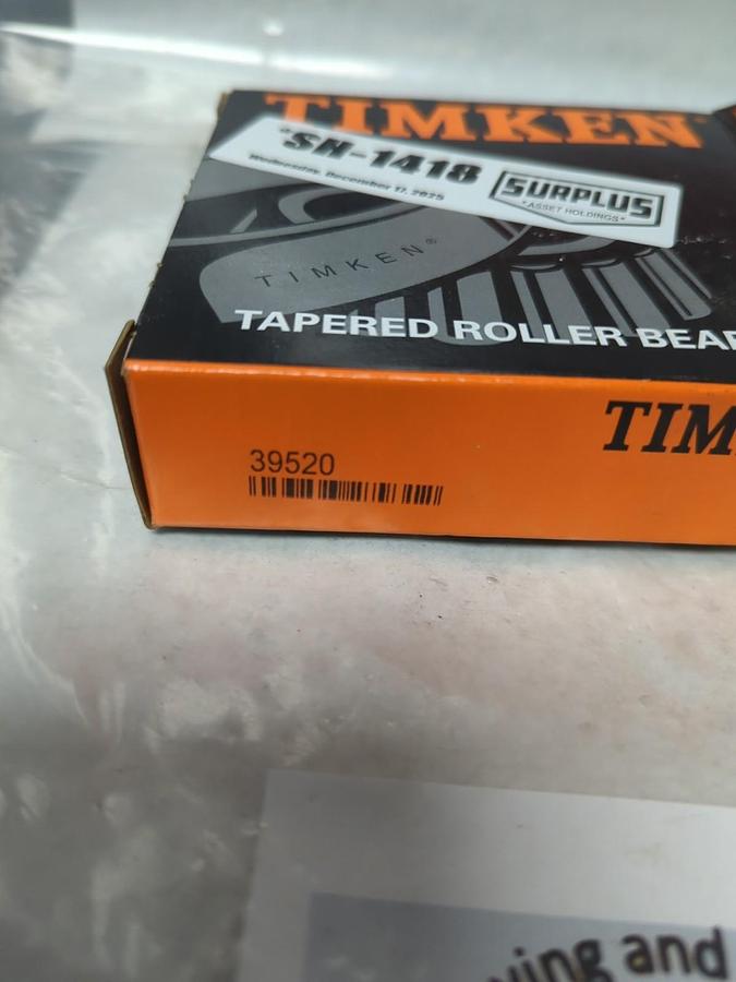 TIMKEN,39520,ROLLER BEARING CUP NOS