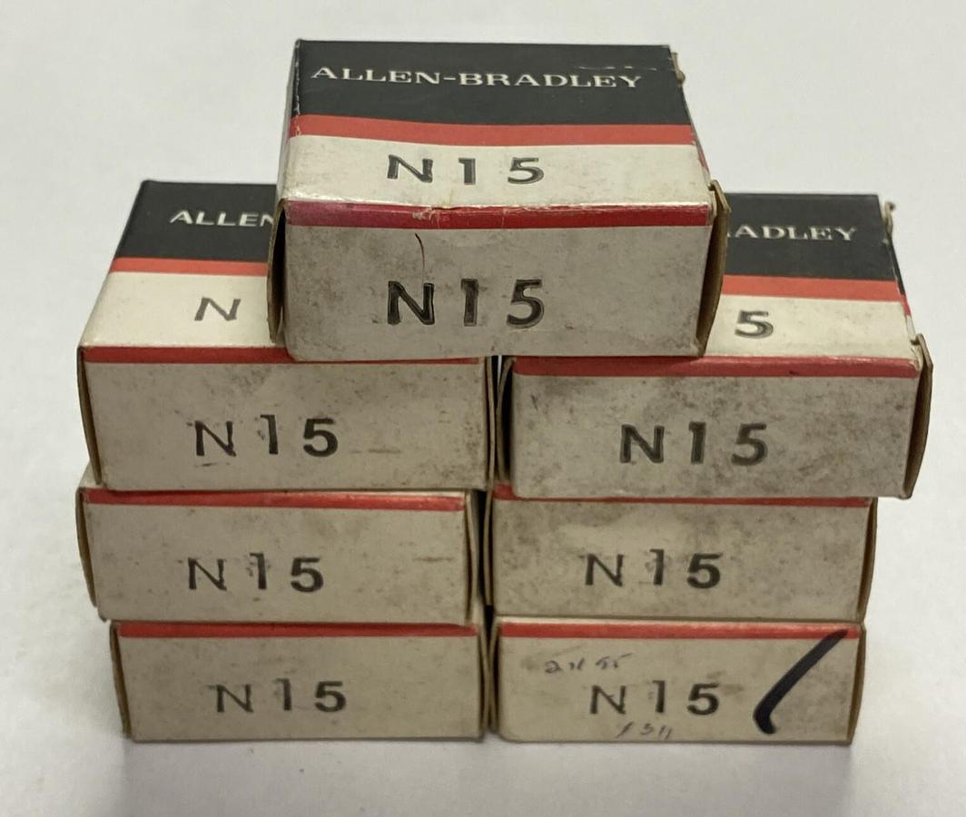 ALLEN BRADLEY,N15,OVERLOAD RELAY HEATER ELEMENT LOT OF 7 NOS