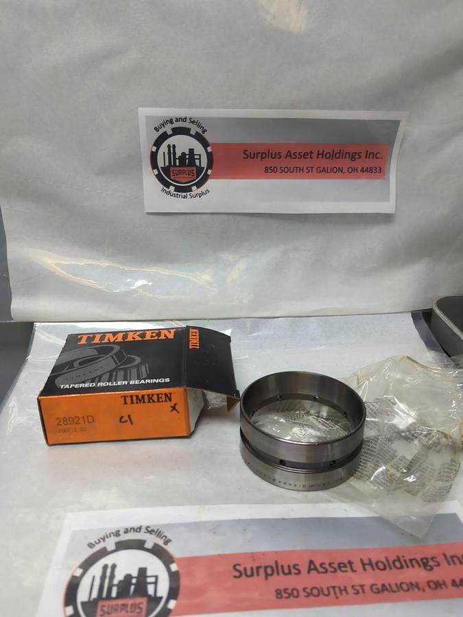 TIMKEN,28921D,DOUBLE ROLLER BEARING CUP NOS