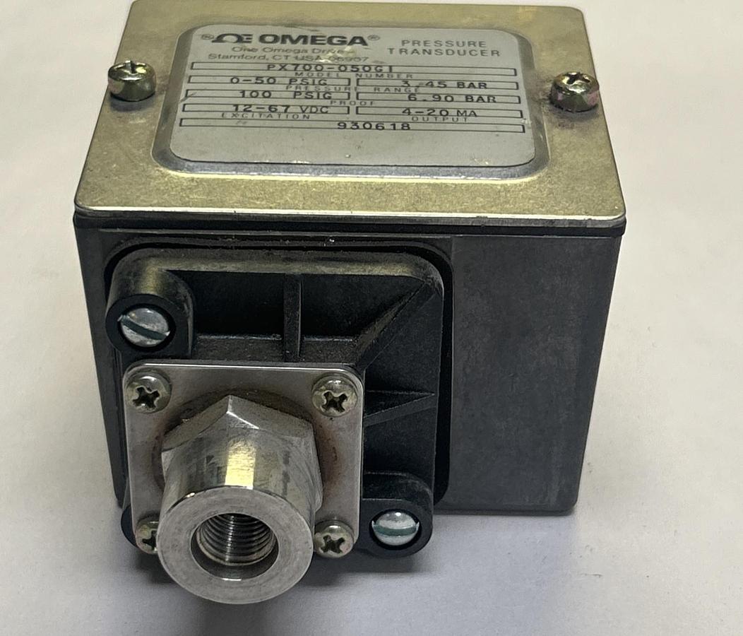 OMEGA,PX700-050GI,PRESSURE TRANSDUCER 0-50PSIG NOS