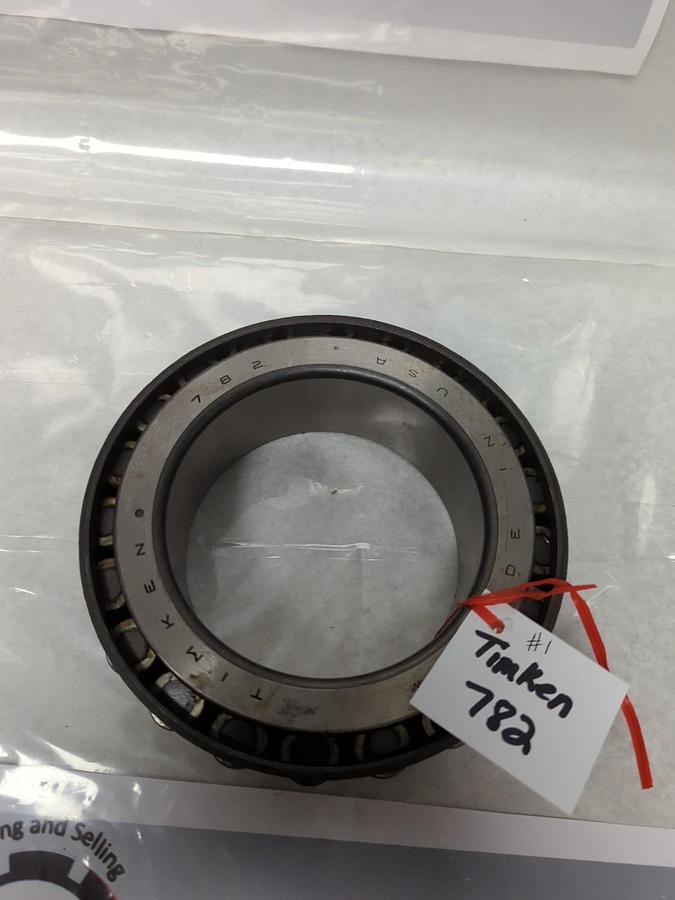 Used TIMKEN,782,ROLLER BEARING CONE PRE-OWNED