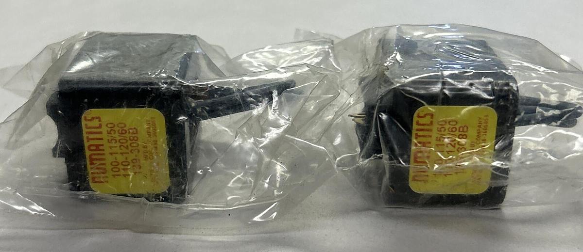 ASCO NUMATICS,139-308B,SOLENOID COIL LOT OF 2 NEW
