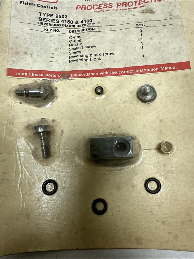 Used Fisher,RREVBLKX012,Reversing Block Retrofit