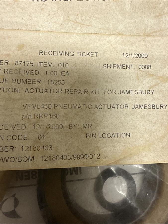 Used Metso Automation,RKP160,Actuator Repair Kit