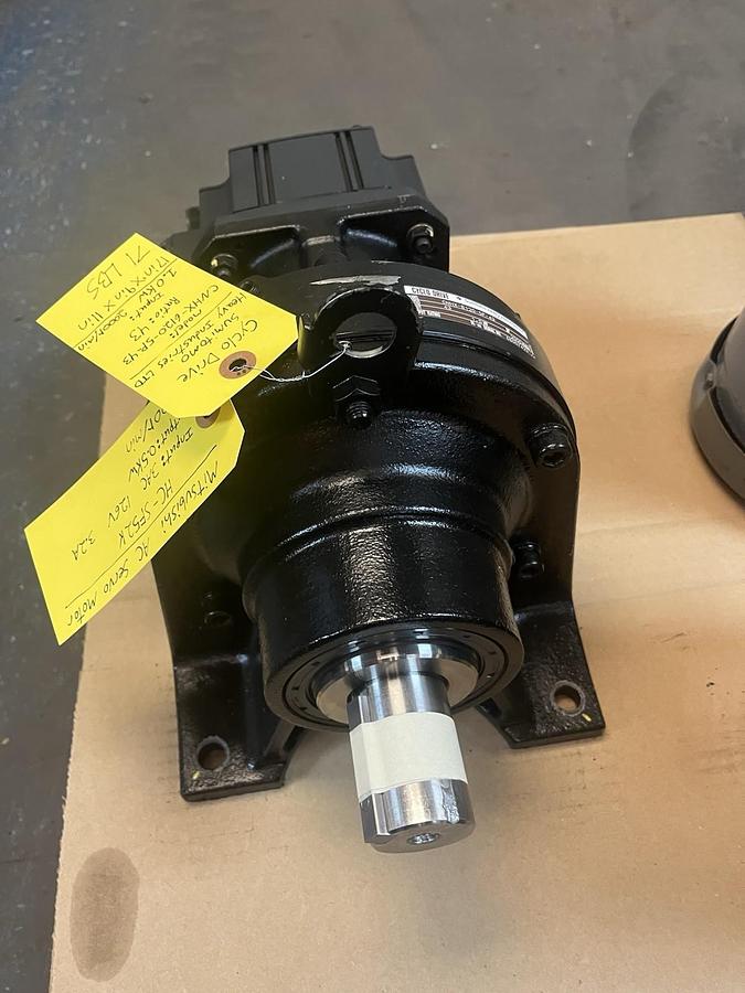 SUMITOMO,CNHX-6120-5P-43,CYCLO GEAR DRIVE W/ MITSUBISHI HC-SF52K SERVO MOTOR