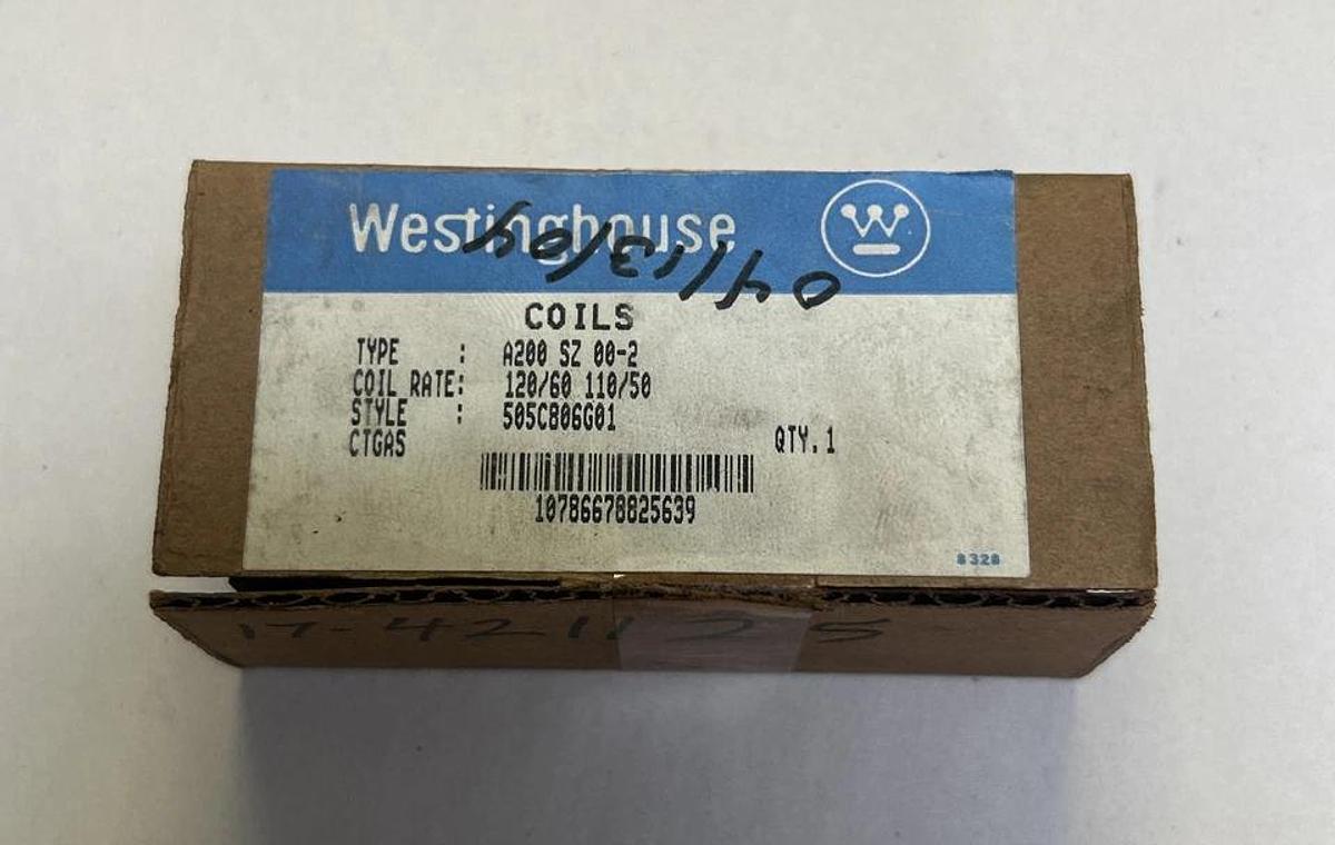 WESTINGHOUSE,A200SZ00-2,COIL 110/120V NOS